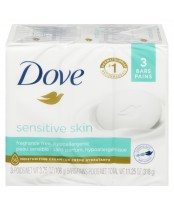 Dove Fragrance Free Sensitive Skin Beauty Bar